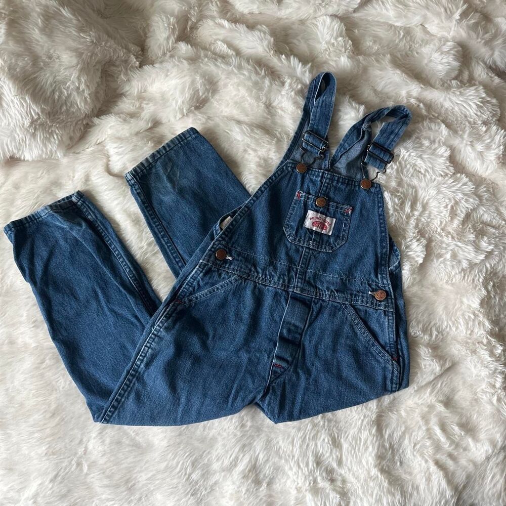 Kids Blue and Navy Dungarees-overalls